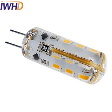 Светодиодная лампочка кукуруза IWHD 10 шт. G4 12 В постоянного тока SMD2835