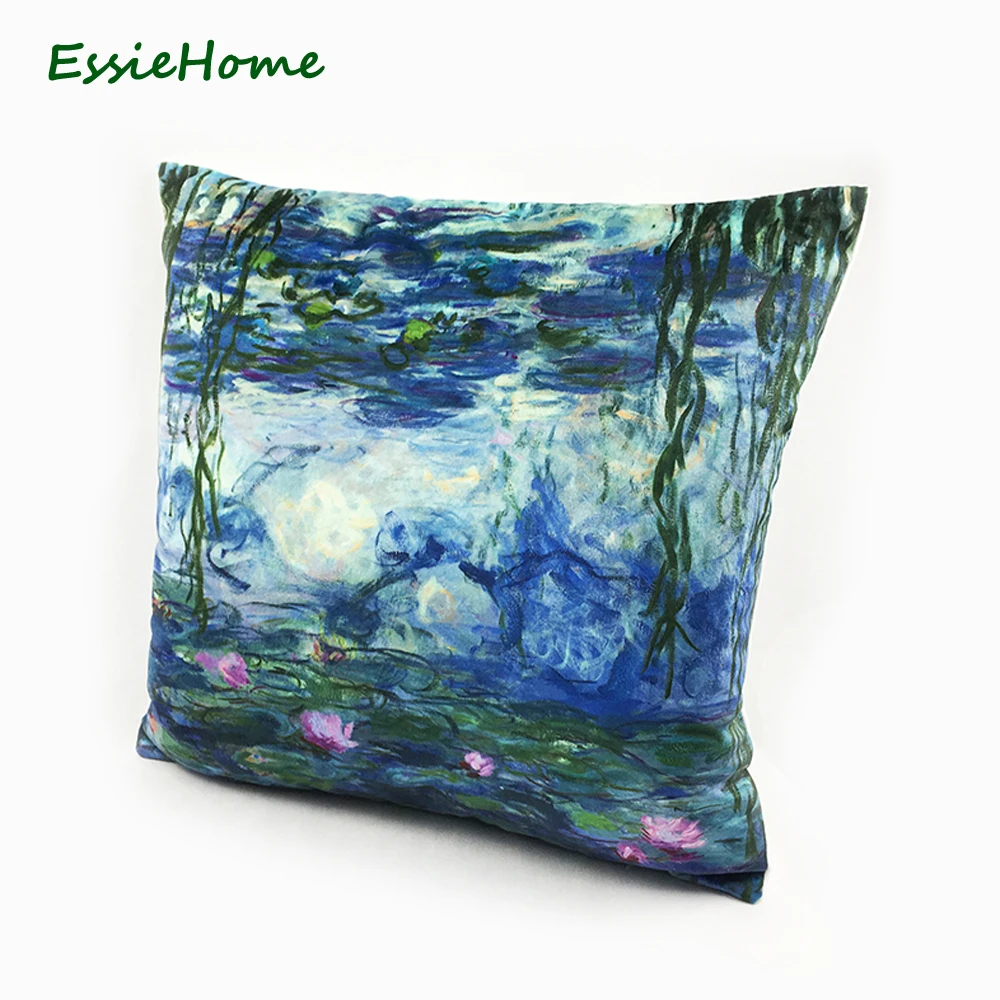 Роскошный бархатный чехол для подушки ESSIE HOME наволочка с цифровым принтом