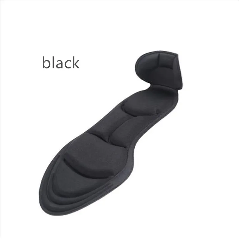 black 1 пара дышащая губка мягкая стелька-супинатор для дам обувь на высоком каблуке коврик массажные Удобные стельки толстые стельки - Цвет: black