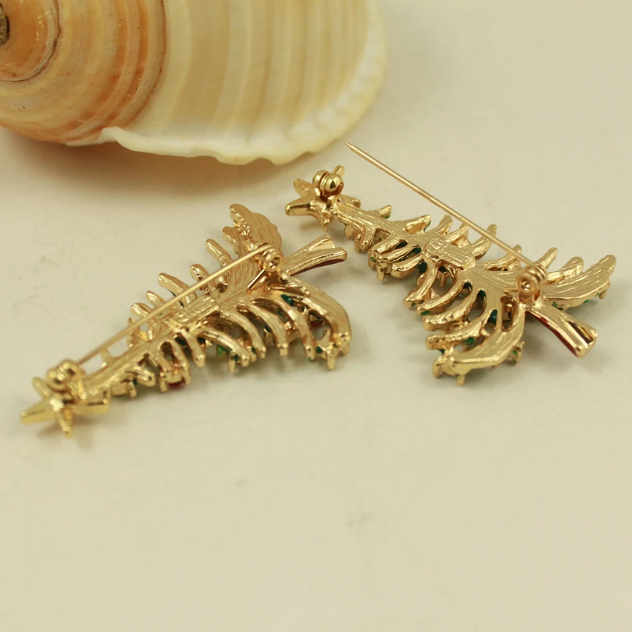 Fashion Classical Christmas Tree Brooch Pins Wedding Collar Clip Accessory Wholesale Brooches Best Gift For Women Jewelry Set | Украшения и