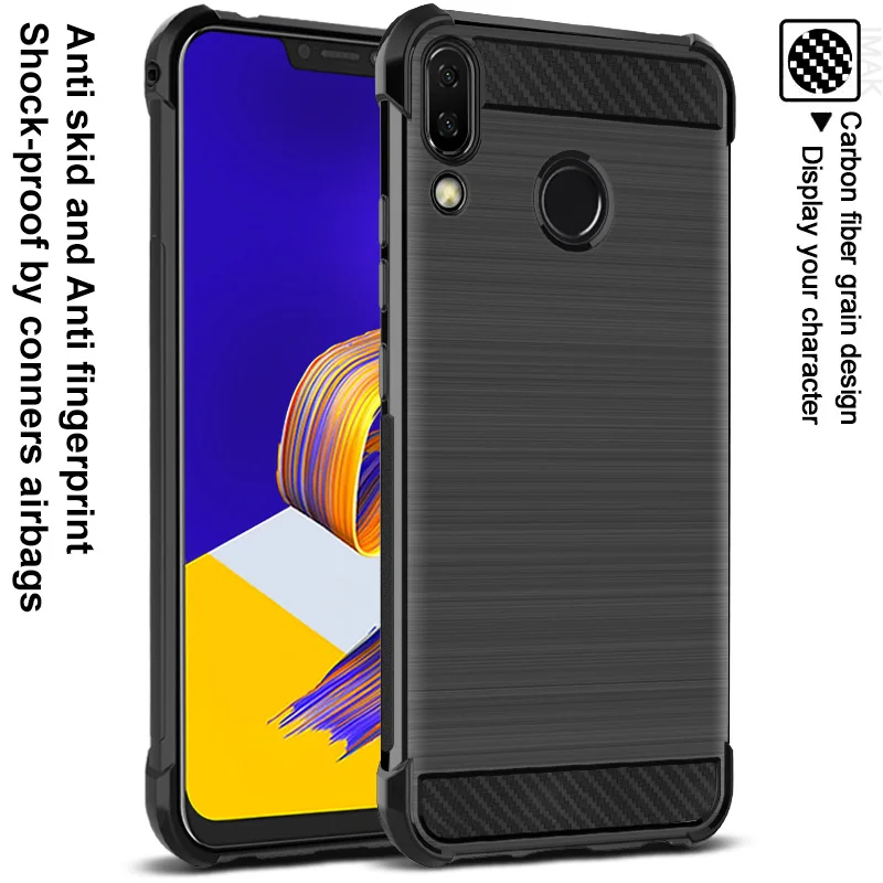 Чехол для Asus Zenfone 5 5z ZE620KL ZS620KL iMAK Vega волоконный узор подушка безопасности чехол