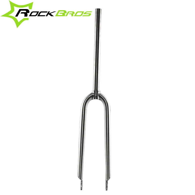 ROCKBROS титановая 26 &quot27 5&quot 700C жесткая вилка Ti для горного велосипеда Велосипедная