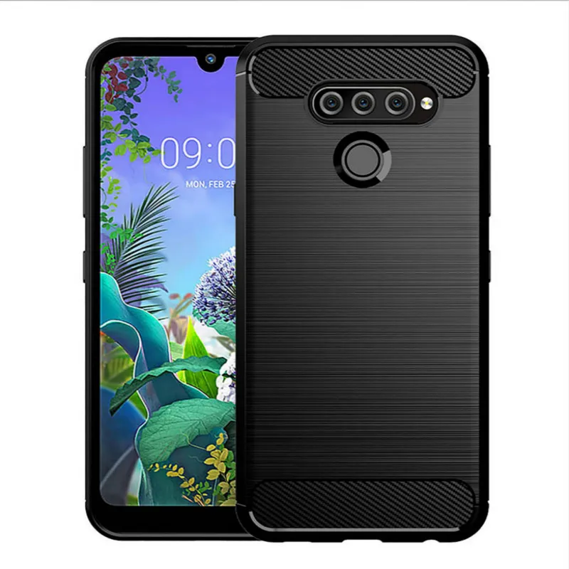 Матовый мягкий чехол из углеродного волокна ТПУ для LG Stylo 4 5 тонкий силиконовый