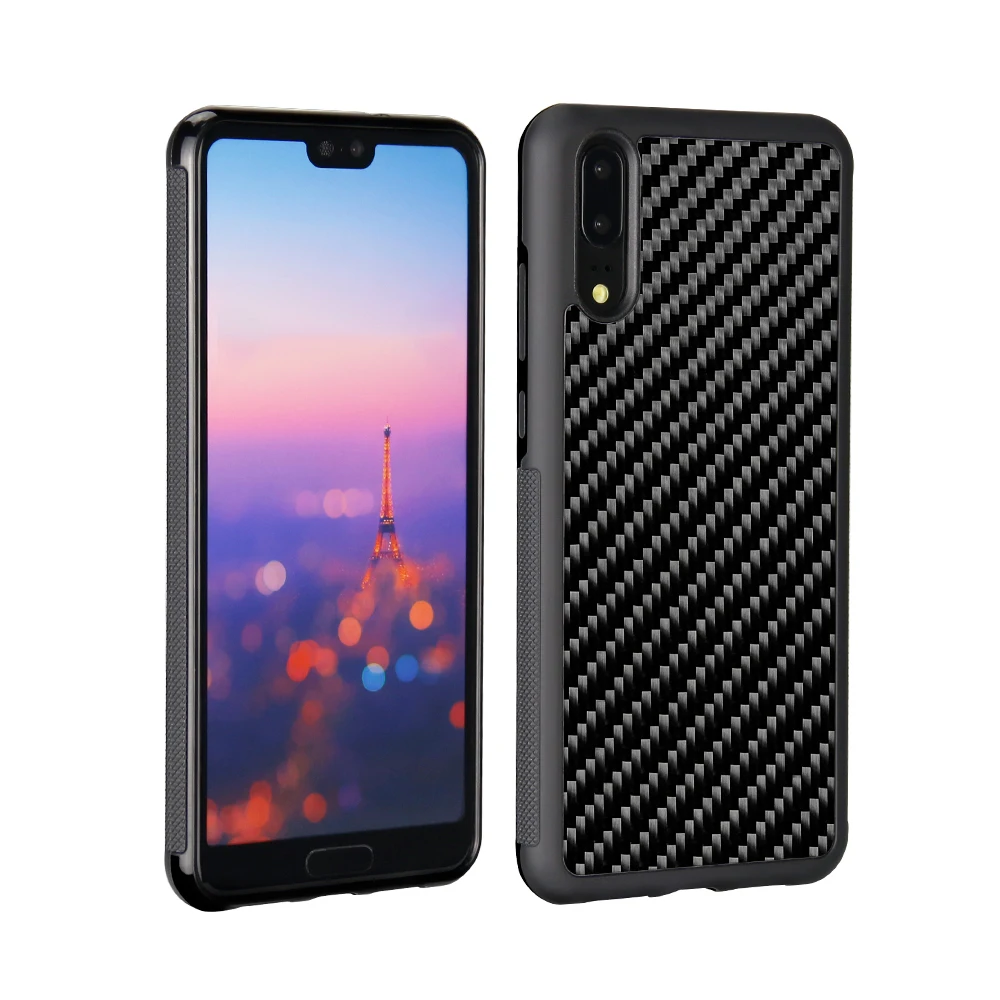 Чехол для Huawei P20 P20Lite Pro чехол из ТПУ и поликарбоната углеродного волокна тонкий