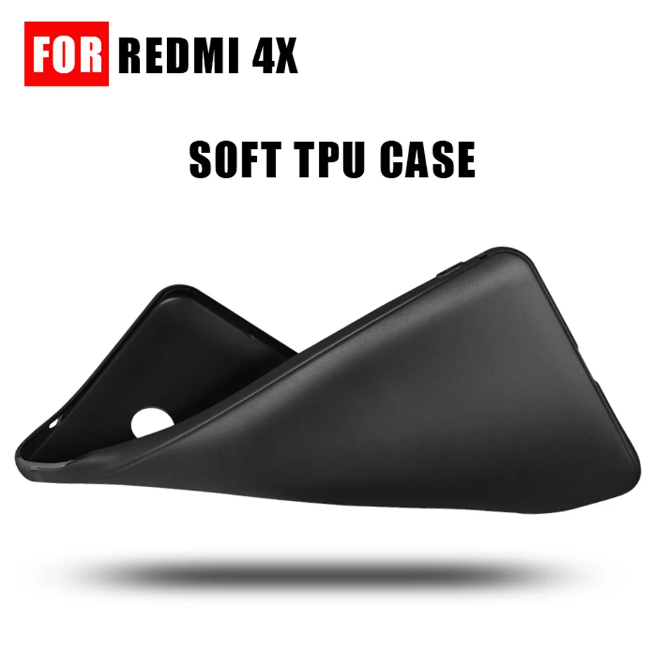 Мягкий Ультратонкий чехол бампер из ТПУ для Xiaomi redmi 4x матовый ударопрочный xiaomi Redmi