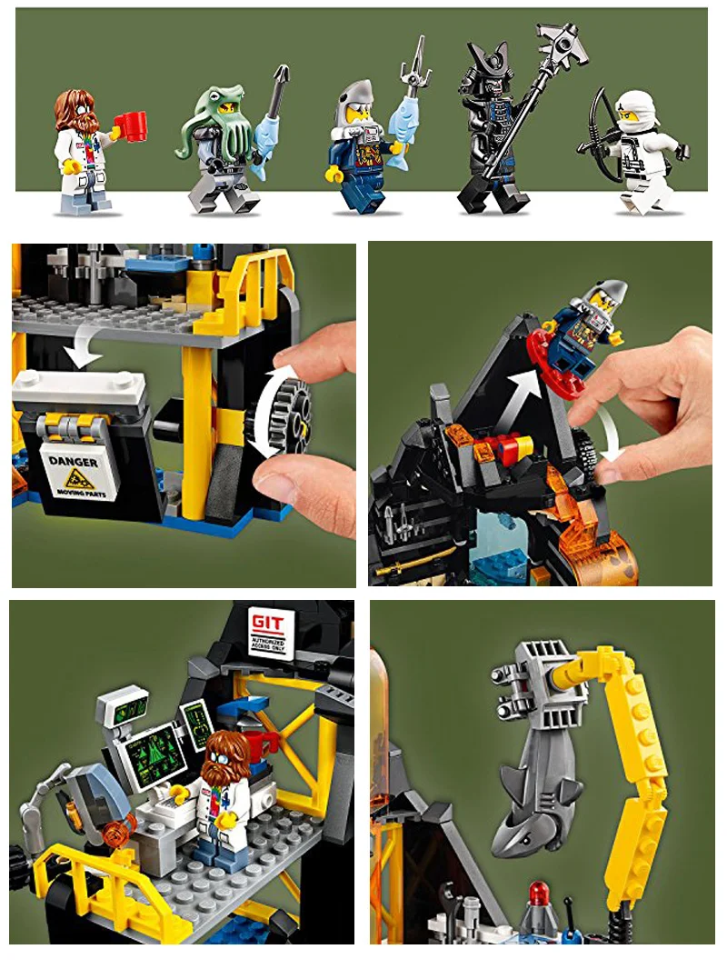 Bela ninjogoes Movie Garmadon's Volcano Lair 70631 строительный комплект совместимый с legoingly Кирпичи