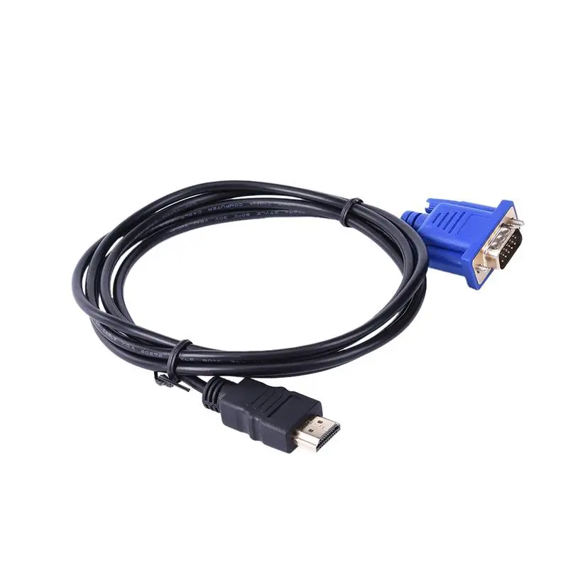 VGA to HDMI Female Adapter Converter with Audio Cable HD Video For HP Pavilion Power 15 14 bf177tx cc129tx | Электроника