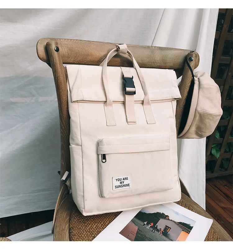 Модная хлопковая ткань для подростков Mochila, школьная сумка для девочек, женский рюкзак, черная школьная сумка, женский рюкзак для книг