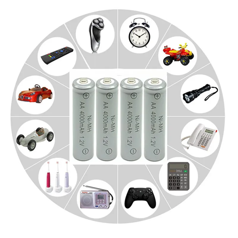 10 шт AA 4000mAh Ni-MH аккумуляторные батареи+ 10 шт AAA 3000mAh аккумуляторные батареи