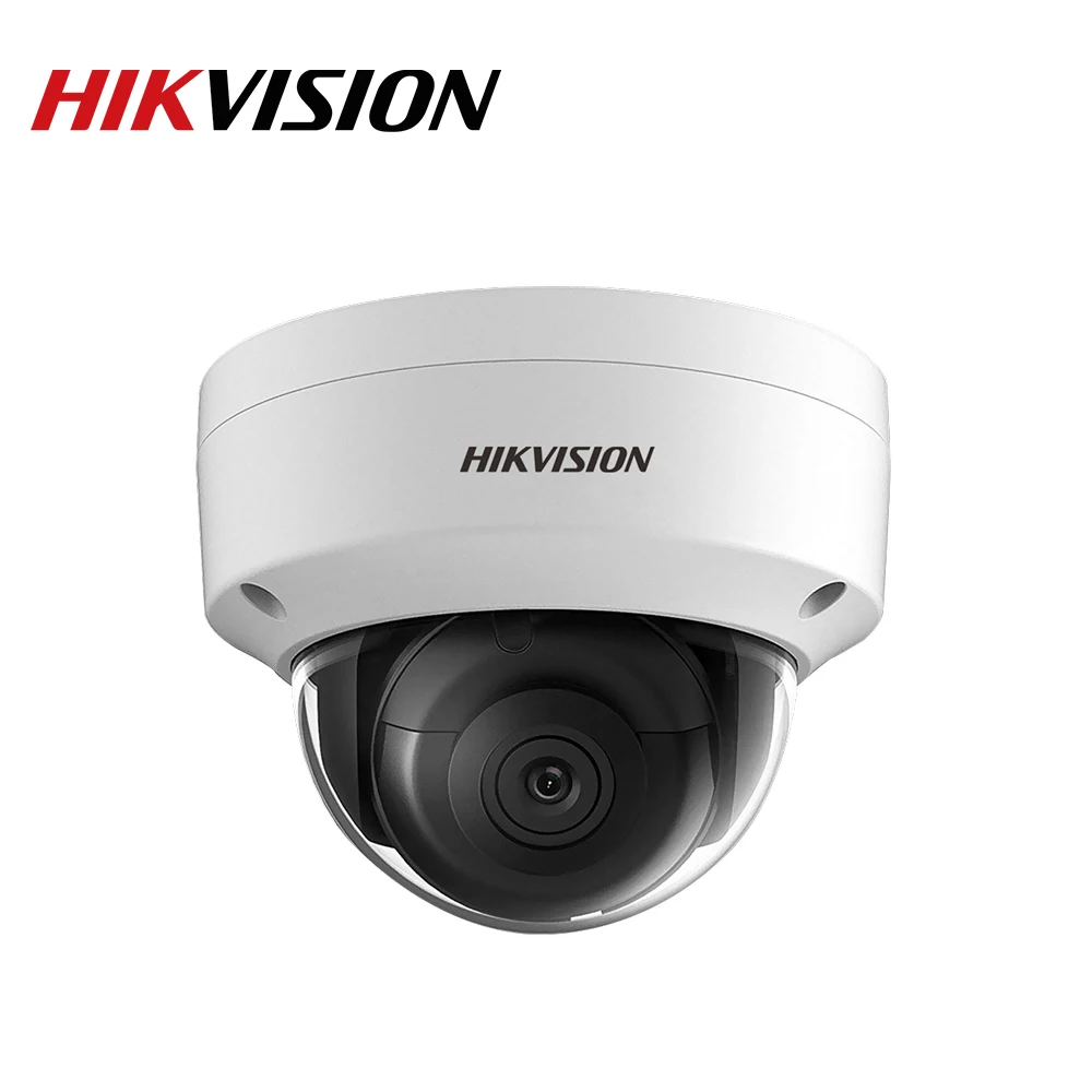 Hikvision оригинальная DS-2CD2155FWD-I POE камера безопасности Видео 5MP ИК Сеть купольная камера 30 м IR IP67 IK10 H.265+ слот для карты SD