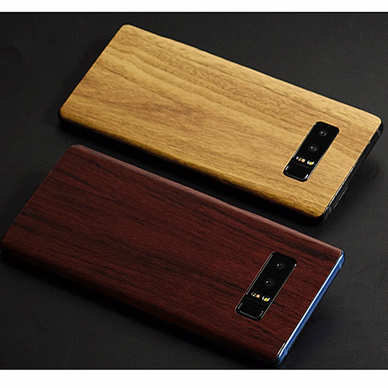 Новая роскошная Защитная пленка с текстурой древесины защитная для задней