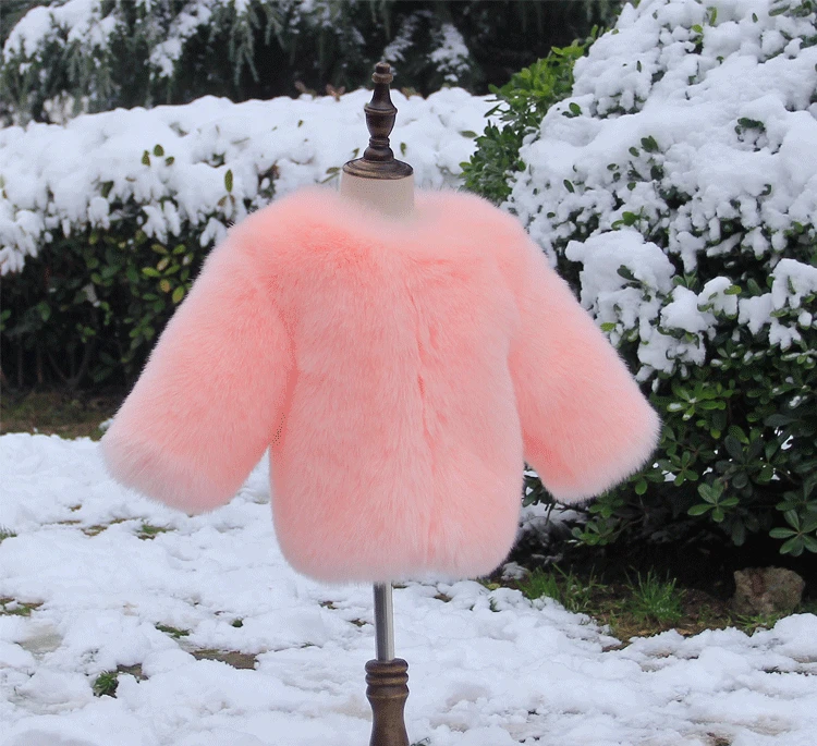 Kinder малыш мальчик детская одежда костюм Робокар roupas пальто с мехом vestido верхняя одежда для девочек Роскошная Меховая куртка платье плащ