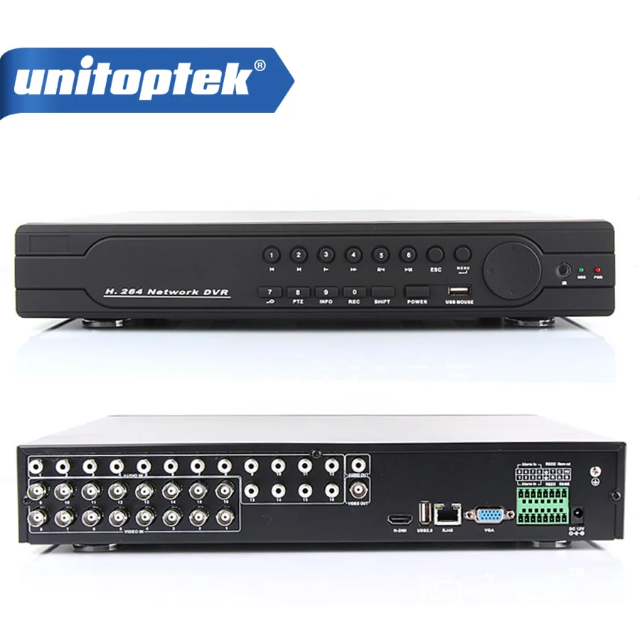 16Ch Full 960H D1 DVR Воспроизведение записи в реальном времени с HDMI 1080P выход 16 каналов