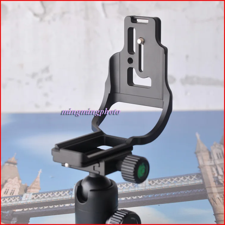 Вертикальная L Тип кронштейн штатив Quick Release Plate база ручка для Nikon D850 с батарейный MB-D18