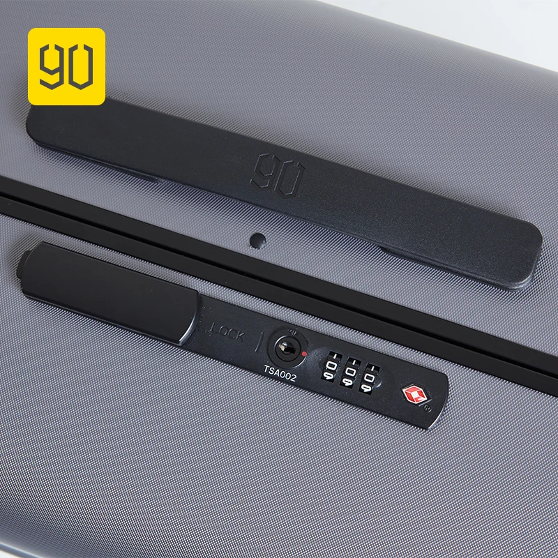 НИНЕТИГО 90ФАН 24-дюймовый Легкий Алюминиевый Каркасный Чемодан PC Спиннерное Колесо Переносной Багаж для Путешествий и Отпуска.