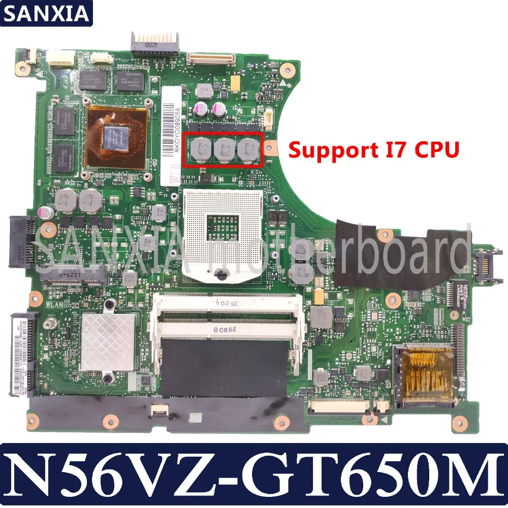 KEFU N56VM материнская плата для ноутбука ASUS N56VZ N56VB N56VJ N56V тест оригинальная GT650M