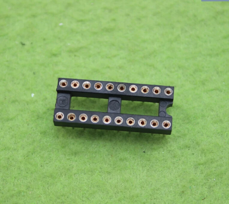 10pcs 6 Pin 8 14 16 18 20 24 28 2.54mm DIP SIP Round IC Sockets Adaptor Solder Type |