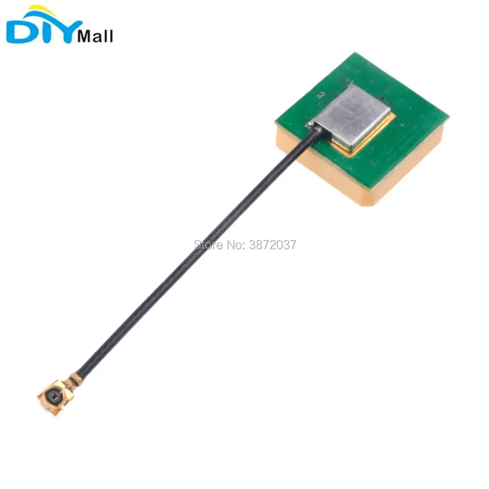 10pcs/lot GPS Active Antenna 15x15x6.5mm IPX Interface 50 ohms Navigation Cable for Module | Электроника