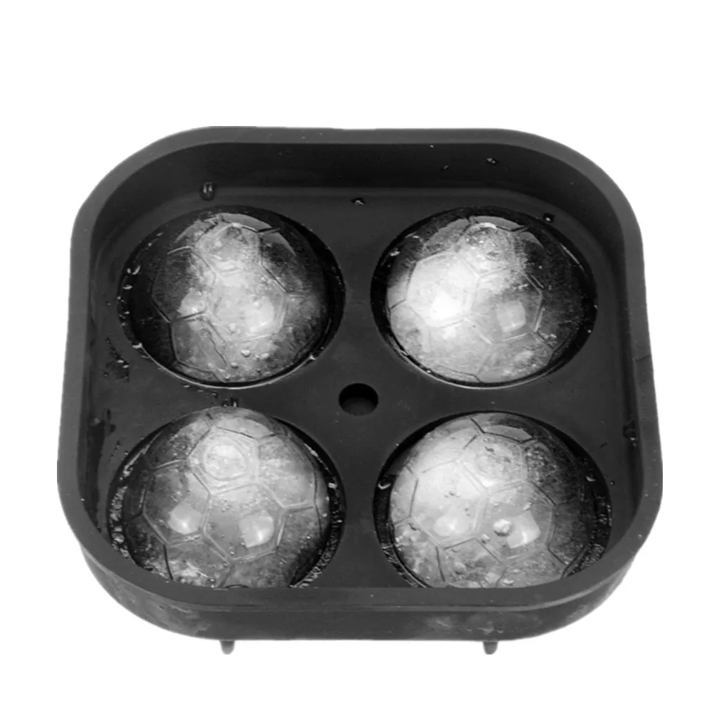 Футбол 3D стерео шар Glacon Ice Cube лоток Силиконовая форма льда Cream Maker Бар Инструмент