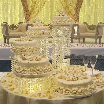 4 шт./лот прозрачная акриловая подставка для торта свадебное украшение