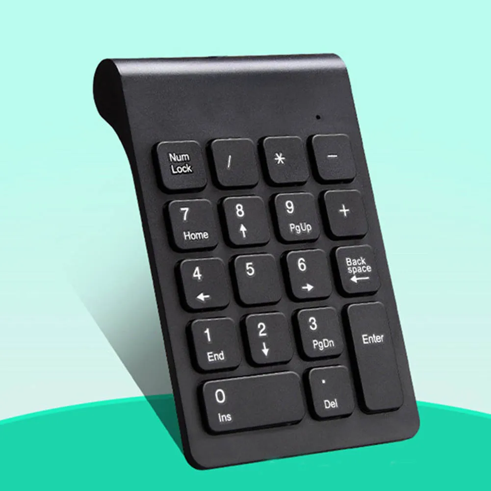 Portable 2.4G Wireless Digital Keyboard USB Number Pad 18 Keys Mini Numeric Keypad For Laptop PC Notebook Desktop S288 | Компьютеры и