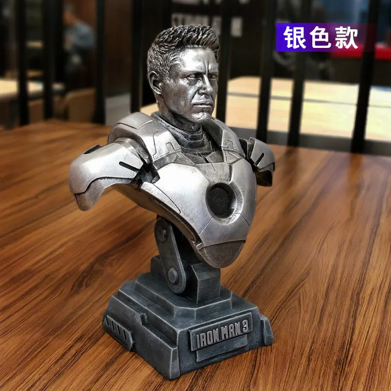 Новый стиль Железный человек MK7 ручная модель 1/4 половина бюст украшение подарок