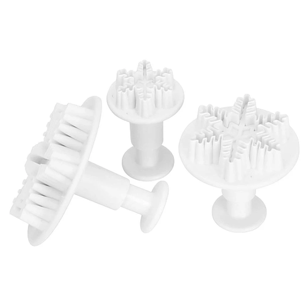 3 шт. Творческий пресс в форме снежинки для печенья резаки SIM карт декоративные