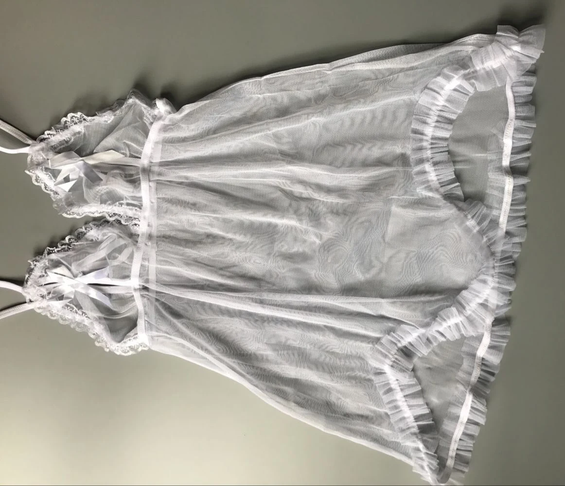 Порно Babydoll сексуальное нижнее белье Новое открытое кружевное Эротическое для