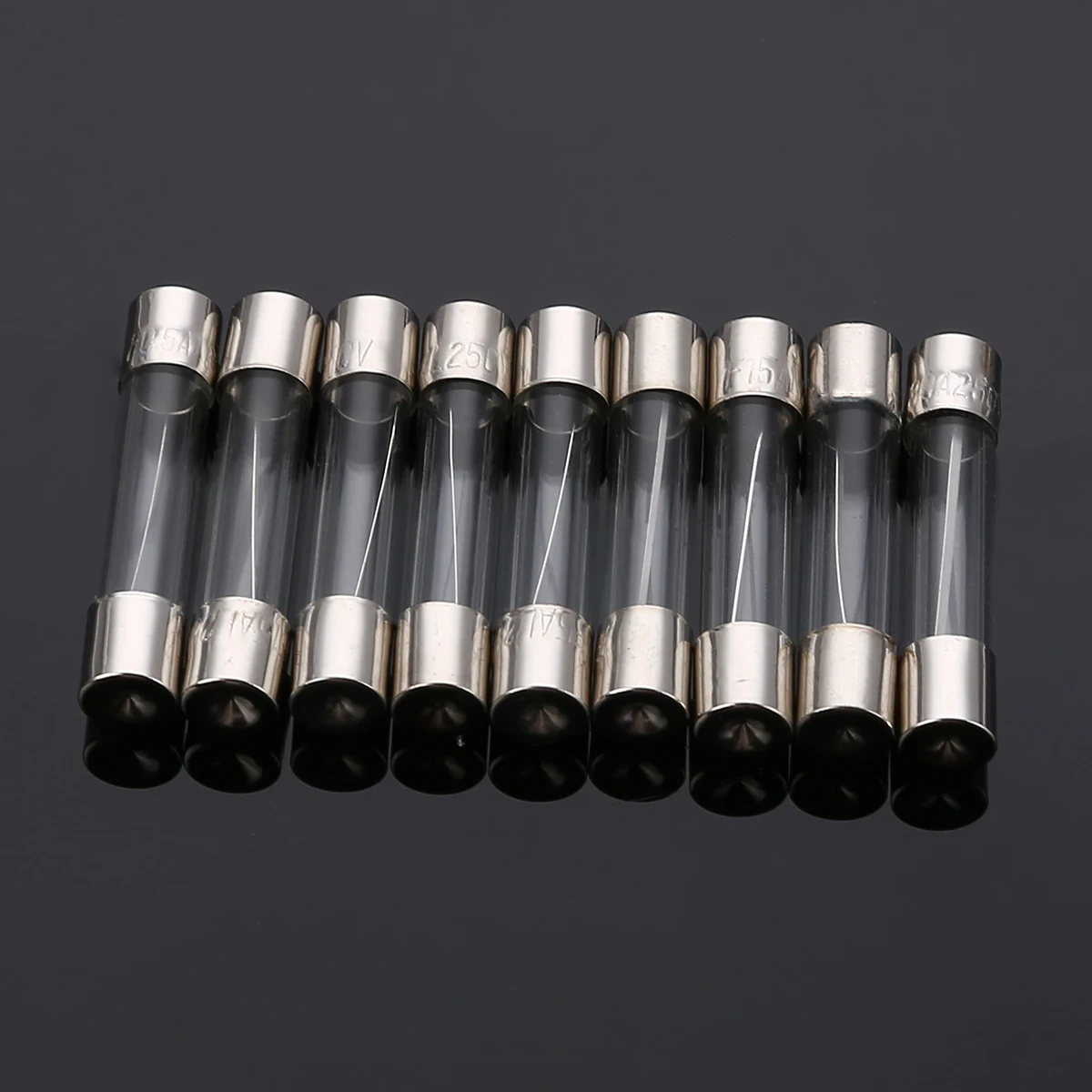 72 шт. быстродействующие предохранители Mayitr прозрачный стеклянный трубчатый