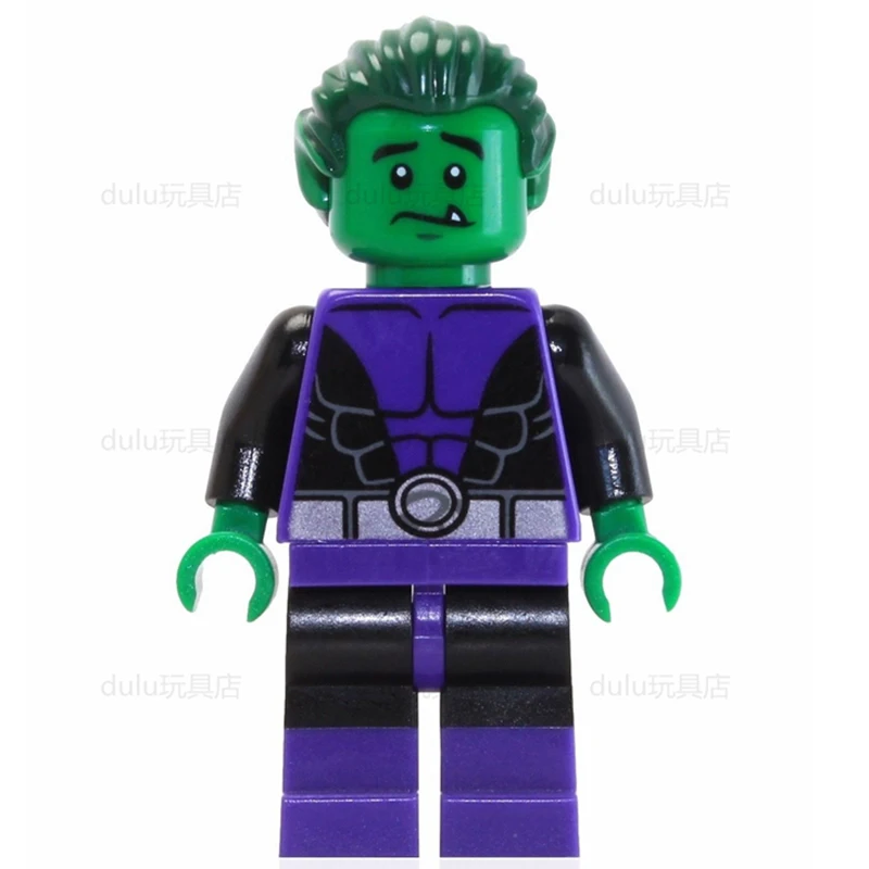 SingleSale Beast Boy с цепочкой Лига Справедливости Бэтмен Супер Герои строительные блоки