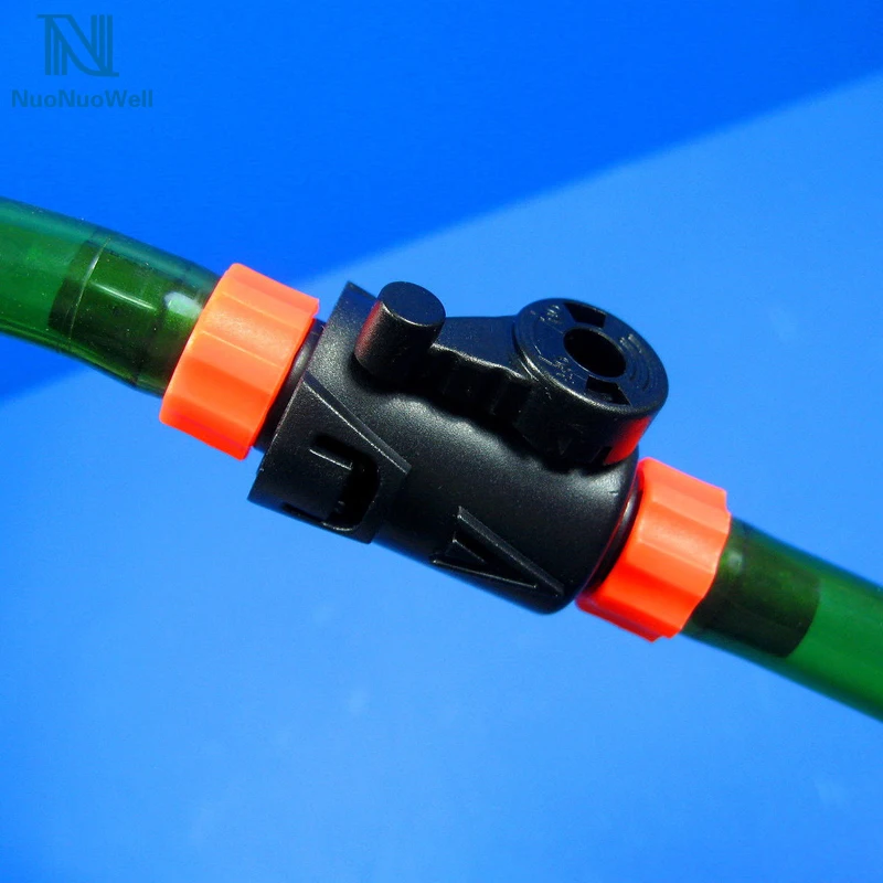 

NuoNuoWell Water Inlet Outlet Control Valve 12/16mm Hoseing Joints Filter Flow Adjust Switch Aquarium Accessories