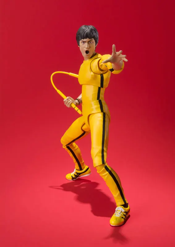 Оригинальная фигурка BANDAI Tamashii Nation S.H. Фигуртс/SHF Брюс Ли (Желтый спортивный