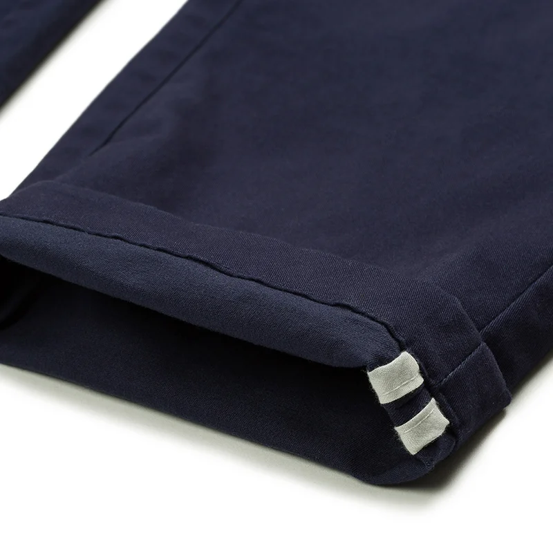 Мужские облегающие прямые брюки без наценки повседневные из хлопка и спандекса