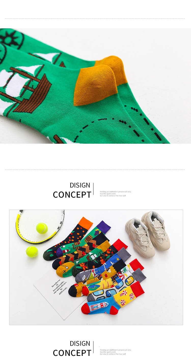 Moda Socmark Новое поступление Для мужчин счастливые носки со смешными героями из мультфильмов носки для Для женщин Для мужчин модный бренд Повседневное хлопок пара гольфы