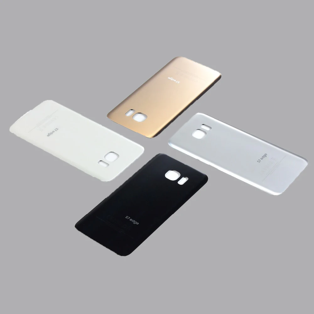 Для Samsung S7 G930 G930F/S7 Edge G935 G935F крышка батареи Задняя стеклянная дверь корпус высокое