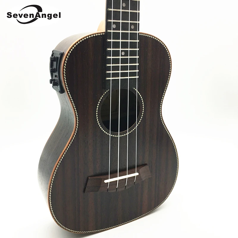 SevenAngel концерт электрическая акустическая укулеле гитара 23 дюймов палисандр