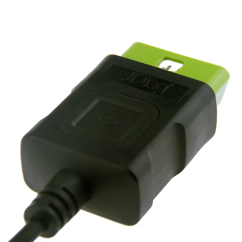 JDiag оригинальный OBD2 код читателя автомобильной сканер Цвет Экран OBDII/EOBD/CAN