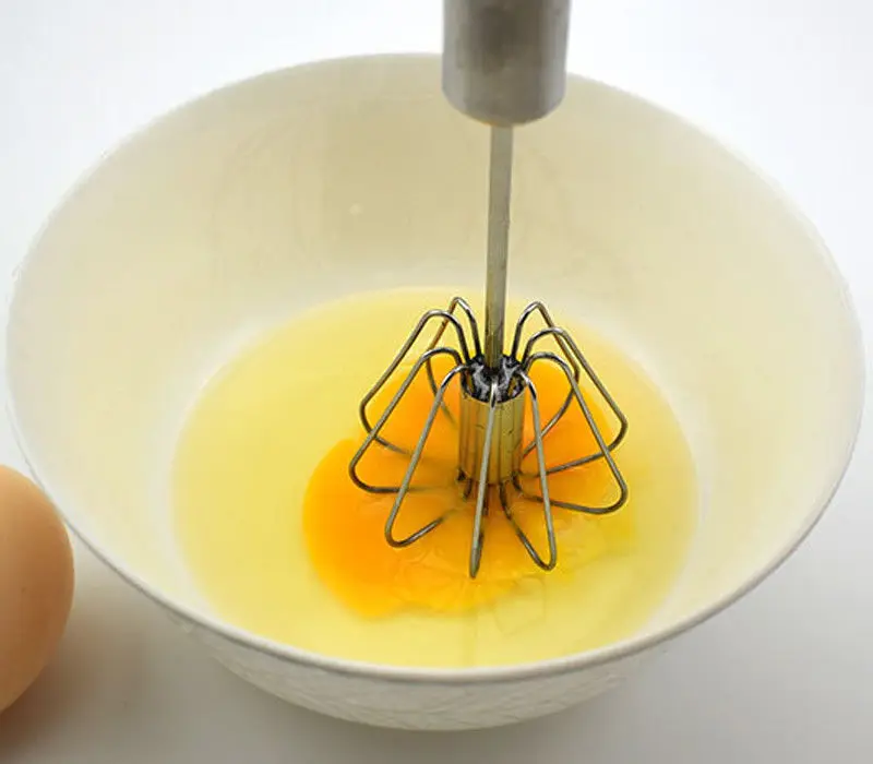 1 шт. горячая распродажа ручные Нержавеющая сталь взбивалка для яиц ручной