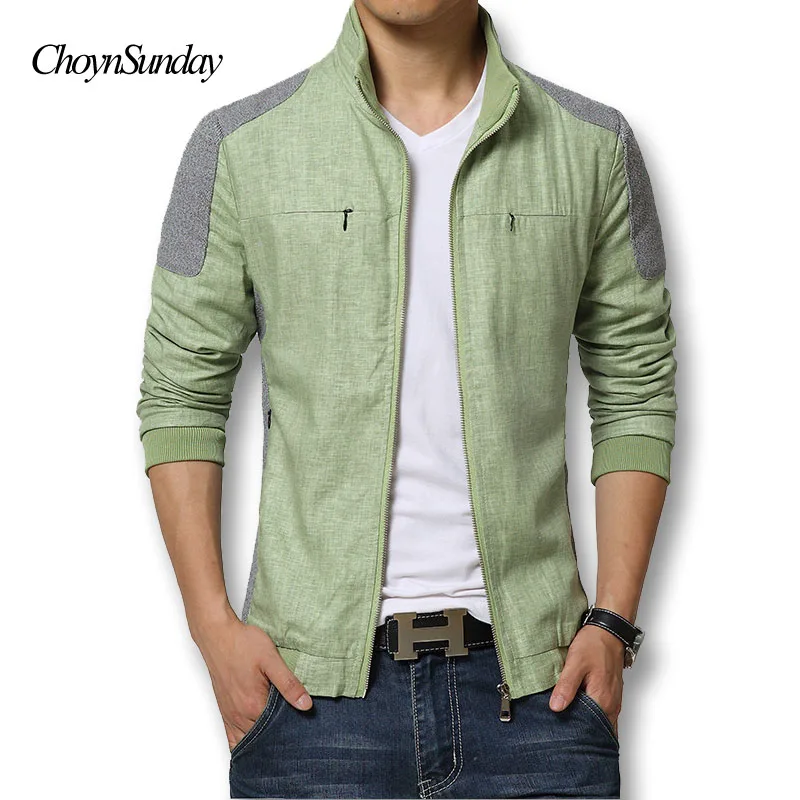 Весна-лето 2018 мужские куртки модные повседневные пальто приталенные Большие