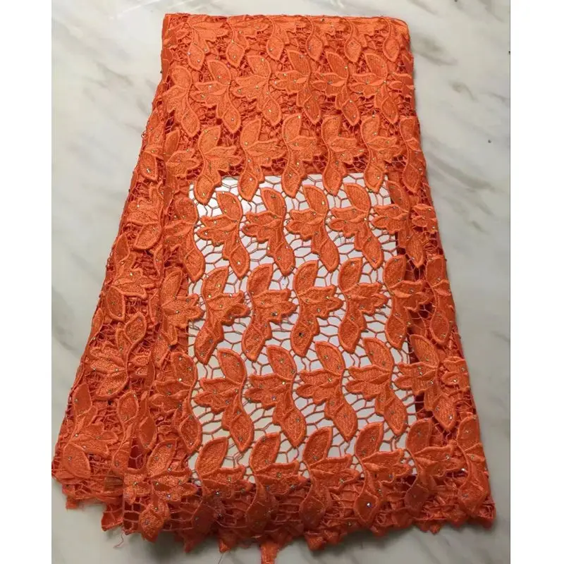 African Lace Fabrics 2018 High Quality Guipure Fabric Women Nigerian Water Soluble For Dress for women-L5 | Дом и сад