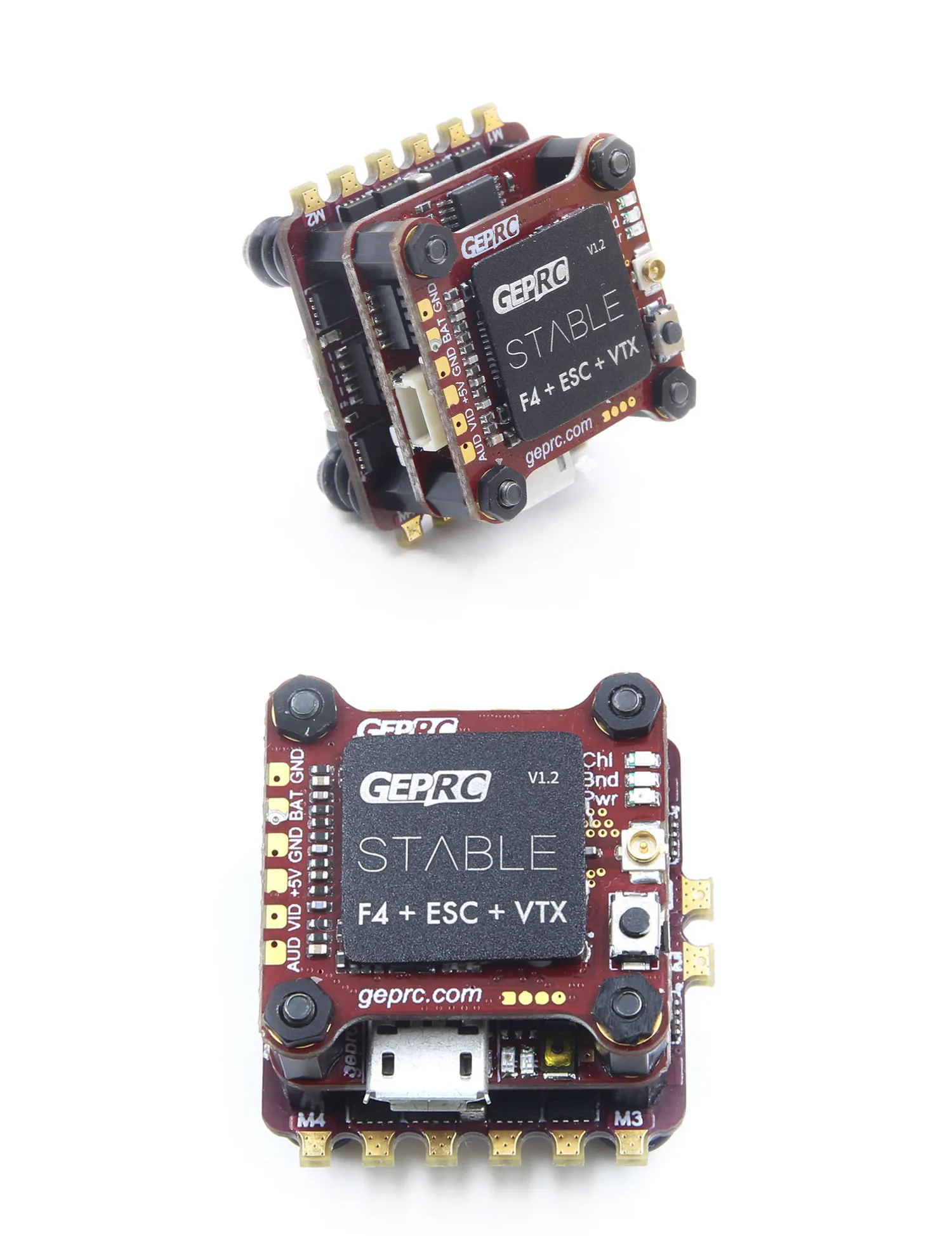 GEPRC стабильный F4 мини Летающая башня F4 управление полетом Betaflight+ 12A/20A BLHELI-S 4в1 ESC+ 48CH 200 мВт VTX для микро дрона FPV