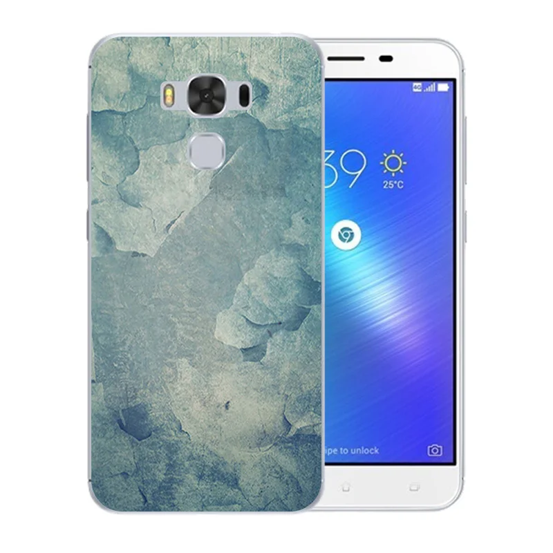 Soft Silicone for Asus Zenfone 3 MAX ZC553KL 5.5 inch Phone Case Black Cover Color Pattern full Protective Capa |