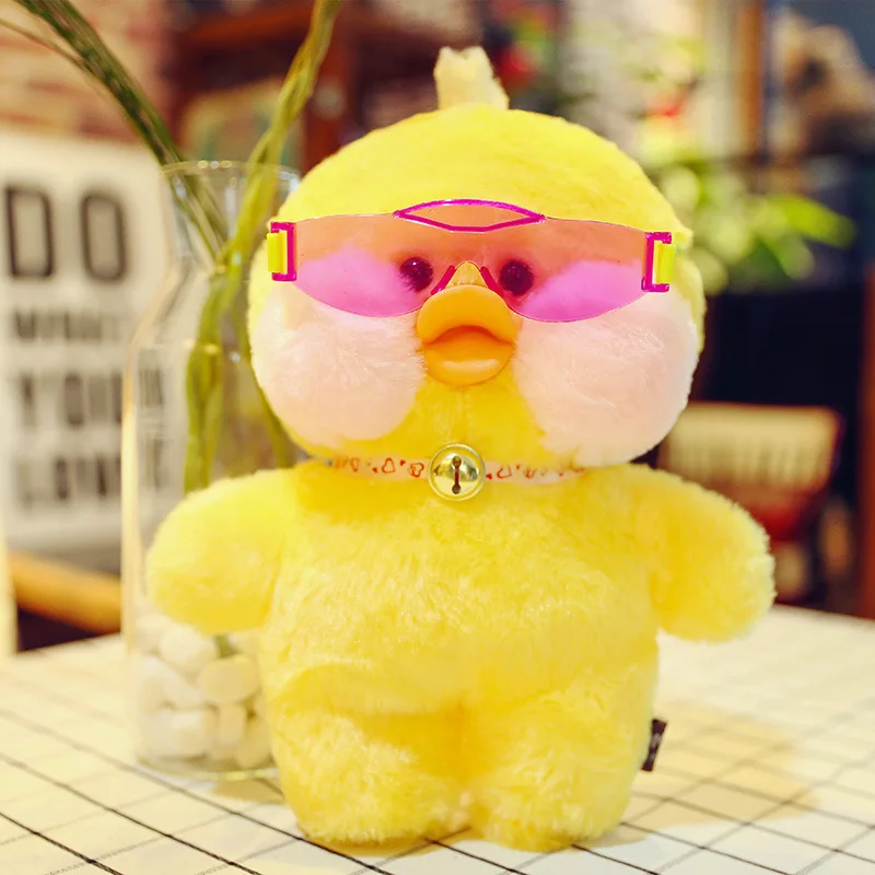 30 см лалафанфан Kawaii кафе Мими желтая утка плюшевая игрушка милая кукла мягкие