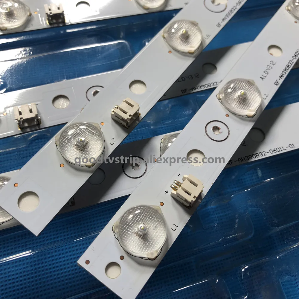 1set=8pieces AM01 4218-D led backlight IC-A-KKL39D073R/L RF-AH390B32-0601R/L |