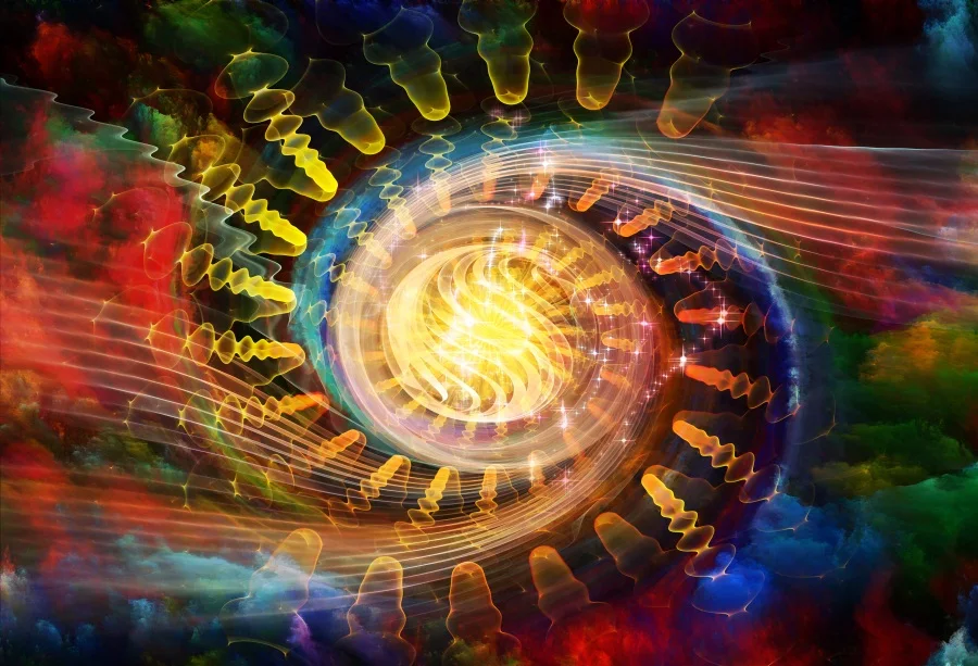 Laeacco градиентные световые спиральные фоны для фотосъемки виниловые цифровые