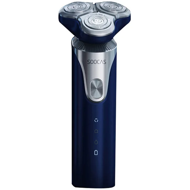 Blue Xiaomi Mijia SOOCAS S3 электробритва для мужчин перезаряжаемая моющаяся электробритва s бритва Водонепроницаемая бритва Xiaomi - Цвет: Blue