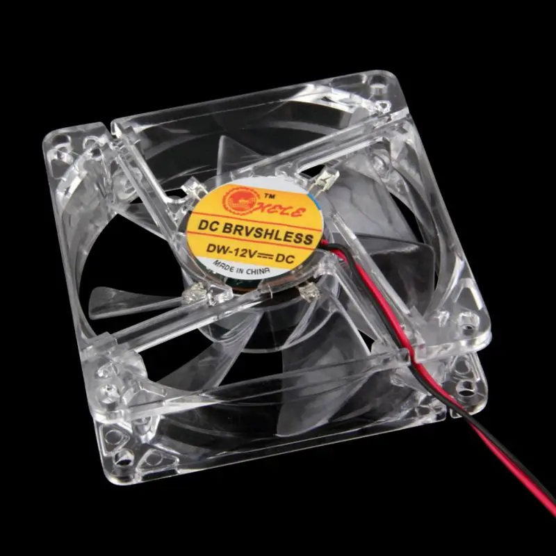 ПК компьютер вентилятор 80 мм с 4EA Led 8025 8 см тихий DC 12V LED светящееся шасси Molex 4D