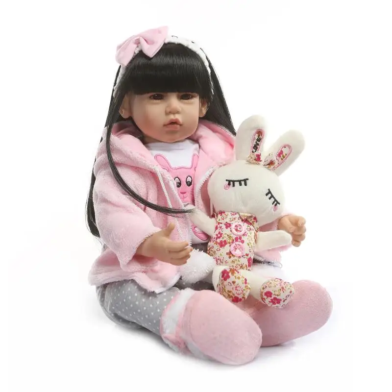 52 см Силиконовая виниловая Кукла Reborn Baby Doll игрушки reborn Girl Princess Bebe alive doll bebe подарок