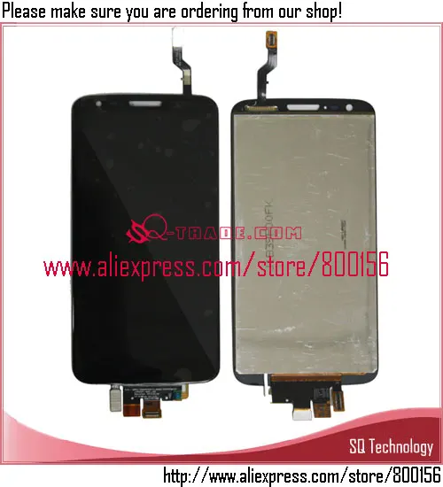 for LG Optimus G2 D802 LCD Display With Touch Screen Digitizer Assembly Black Color free shipping+tracking num