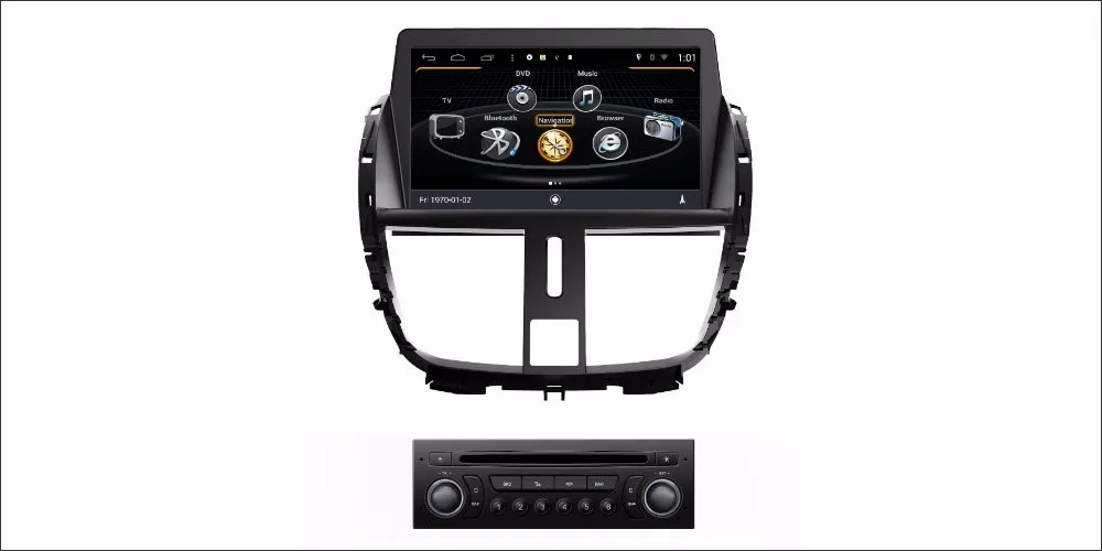 Liandlee Android Мультимедиа Стерео для peugeot 207/206+ 2009~ 2013 радио CD DVD плеер gps навигации Аудио Видео S160 Системы